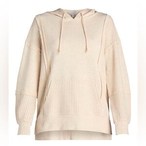 Heathered Waffle Knit Hoodie